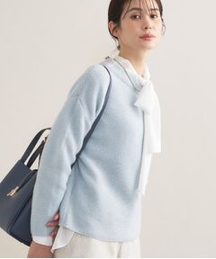 INDIVI / インディヴィ ニット・セーター | 【洗える／大人ラメ】カラーMIXボトルネックニット