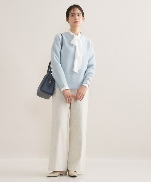 INDIVI / インディヴィ ニット・セーター | 【洗える/大人ラメ】カラーMIXボトルネックニット | 詳細12