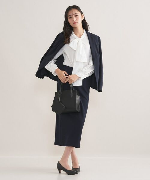 INDIVI / インディヴィ その他トップス | 【2点セット／洗える／セレモニー】ツイードジレ＆ボウタイブラウス | 詳細21