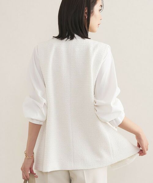 INDIVI / インディヴィ その他トップス | 【2点セット／洗える／セレモニー】ツイードジレ＆ボウタイブラウス | 詳細26