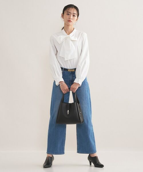 INDIVI / インディヴィ その他トップス | 【2点セット／洗える／セレモニー】ツイードジレ＆ボウタイブラウス | 詳細7