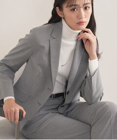 INDIVI / インディヴィ テーラードジャケット | 【ウール混／スーツ】テーラードカラージャケット