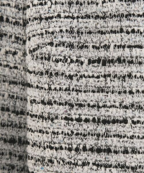 INDIVI / インディヴィ ノーカラージャケット | 【セレモニー／洗える】ミックスツイードライトジャケット | 詳細5