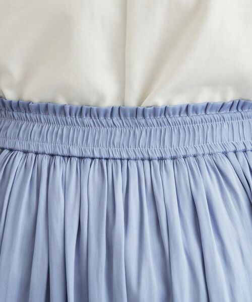 INDIVI / インディヴィ ロング・マキシ丈スカート | 【洗える／丈調整可能】ギャザーフレアスカート | 詳細18