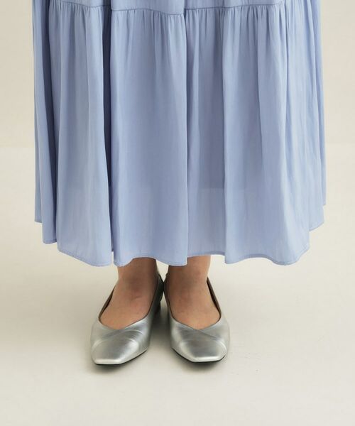 INDIVI / インディヴィ ロング・マキシ丈スカート | 【洗える／丈調整可能】ギャザーフレアスカート | 詳細19