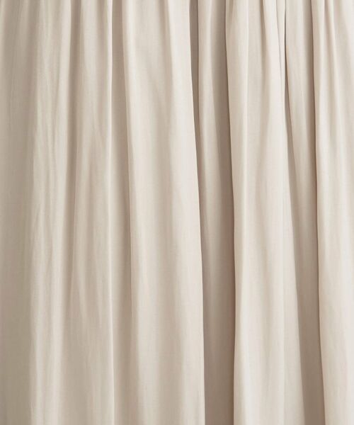 INDIVI / インディヴィ ロング・マキシ丈スカート | 【洗える／丈調整可能】ギャザーフレアスカート | 詳細5