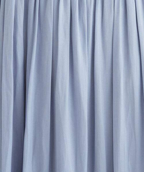 INDIVI / インディヴィ ロング・マキシ丈スカート | 【洗える／丈調整可能】ギャザーフレアスカート | 詳細9