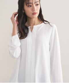 INDIVI / インディヴィ シャツ・ブラウス | 【セレモニー／洗える／透けにくい】ジオメ柄プリントブラウス