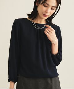 INDIVI / インディヴィ シャツ・ブラウス | 【セレモニー／洗える／透けにくい】ダイヤ柄プリントブラウス