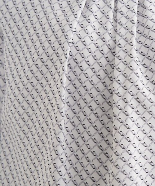 INDIVI / インディヴィ シャツ・ブラウス | 【セレモニー／洗える／透けにくい】ダイヤ柄プリントブラウス | 詳細9