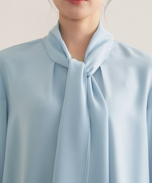 INDIVI / インディヴィ シャツ・ブラウス | 【セレモニー／洗える】ジョーゼットボウタイブラウス | 詳細16