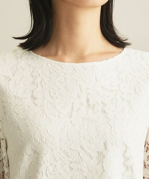 INDIVI / インディヴィ シャツ・ブラウス | 【洗える／セレモニー】フラワーレースブラウス | 詳細13