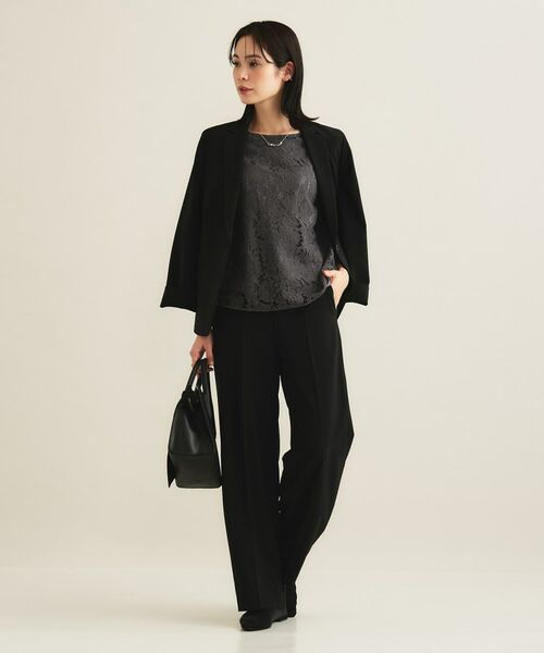 INDIVI / インディヴィ シャツ・ブラウス | 【洗える／セレモニー】フラワーレースブラウス | 詳細8