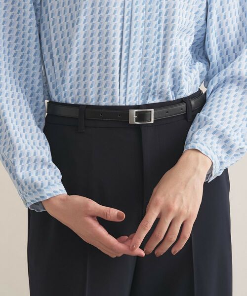 INDIVI / インディヴィ ベルト・サスペンダー | 【きれいめ／18mm幅】細めベーシックベルト | 詳細5