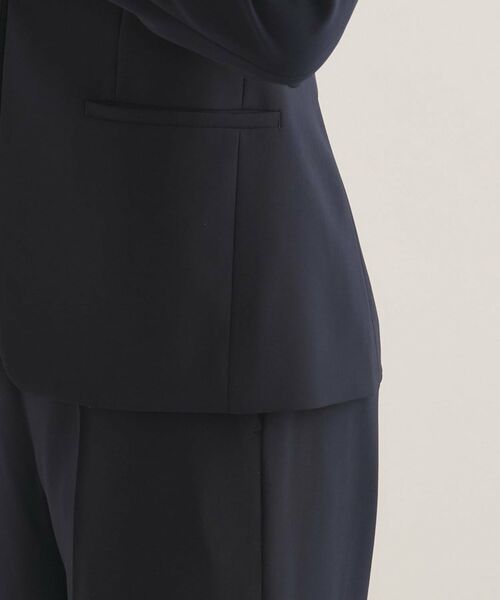 INDIVI / インディヴィ テーラードジャケット | 【通勤スーツ/洗える】ストレッチカラーレスジャケット | 詳細16
