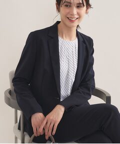 INDIVI / インディヴィ テーラードジャケット | 【通勤スーツ／洗える】ストレッチテーラードカラージャケット