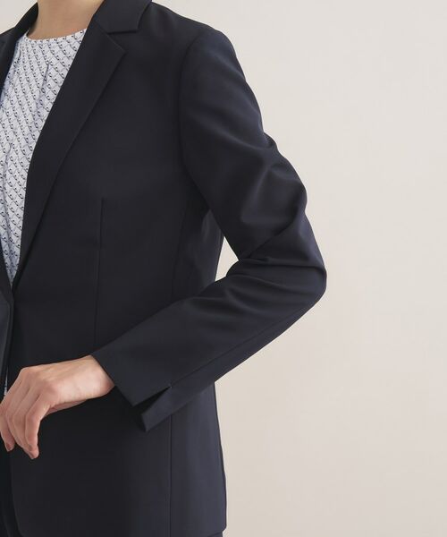 INDIVI / インディヴィ テーラードジャケット | 【通勤スーツ／洗える】ストレッチテーラードカラージャケット | 詳細14