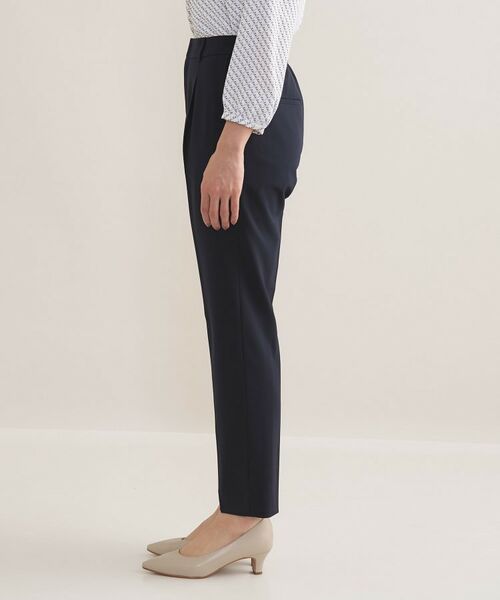 INDIVI / インディヴィ パンツ | 【通勤スーツ/洗える】ストレッチタックテーパードパンツ | 詳細11