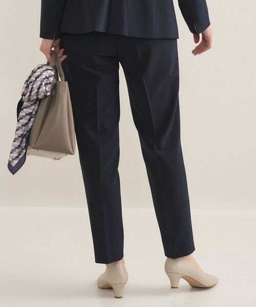 INDIVI / インディヴィ パンツ | 【通勤スーツ/洗える】ストレッチタックテーパードパンツ | 詳細7
