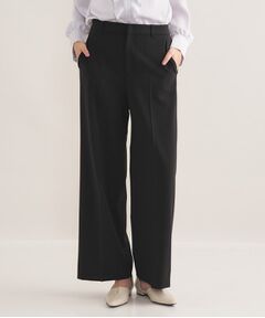 INDIVI / インディヴィ パンツ | 【通勤スーツ／洗える】ストレッチワイドパンツ