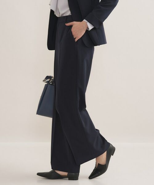 INDIVI / インディヴィ パンツ | 【通勤スーツ／洗える】ストレッチワイドパンツ | 詳細6
