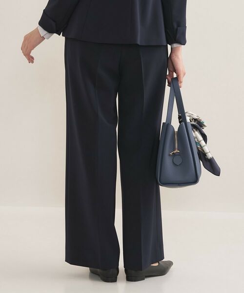 INDIVI / インディヴィ パンツ | 【通勤スーツ／洗える】ストレッチワイドパンツ | 詳細7