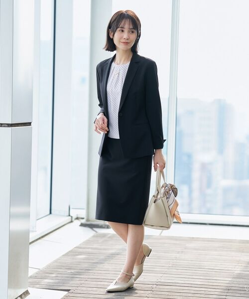 INDIVI / インディヴィ スカート | 【通勤スーツ/洗える】ストレッチストレートスカート | 詳細18