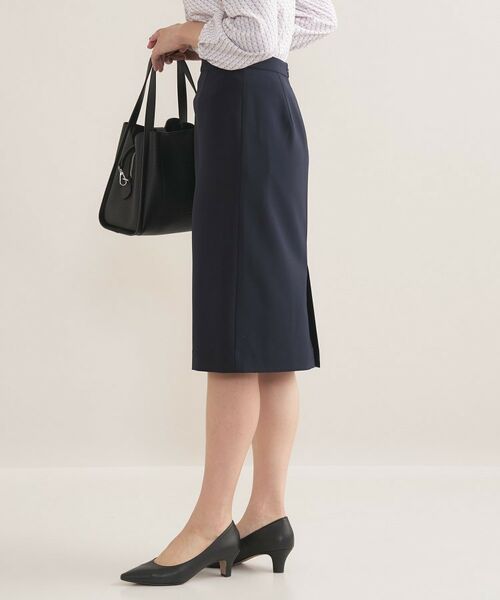 INDIVI / インディヴィ スカート | 【通勤スーツ/洗える】ストレッチストレートスカート | 詳細6