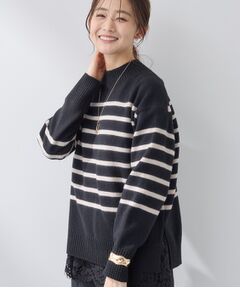 INDIVI / インディヴィ ニット・セーター | 【カシミヤ混】ミドルゲージ ハイネックニット