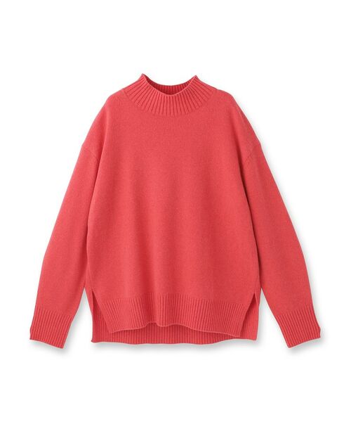 INDIVI / インディヴィ ニット・セーター | 【カシミヤ混】ミドルゲージ ハイネックニット | 詳細1