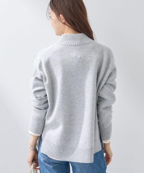 INDIVI / インディヴィ ニット・セーター | 【カシミヤ混】ミドルゲージ ハイネックニット | 詳細15