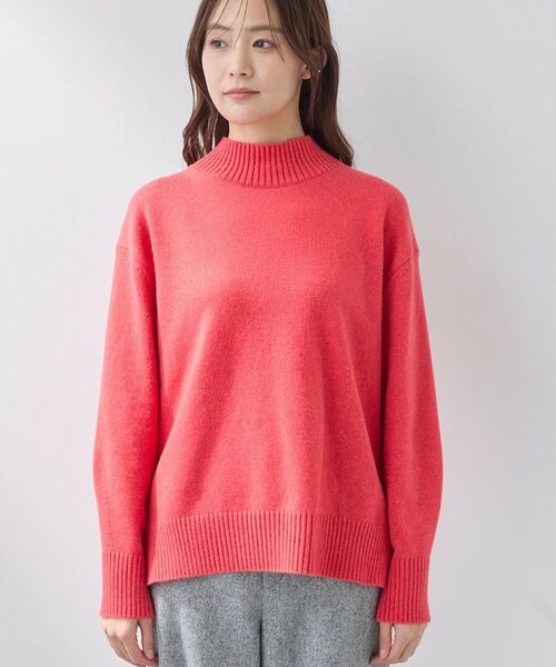 INDIVI / インディヴィ ニット・セーター | 【カシミヤ混】ミドルゲージ ハイネックニット | 詳細22