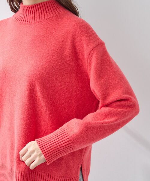 INDIVI / インディヴィ ニット・セーター | 【カシミヤ混】ミドルゲージ ハイネックニット | 詳細26