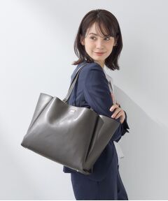 INDIVI / インディヴィ トートバッグ | 【A4収納可能／合皮】キャリアタックバッグ