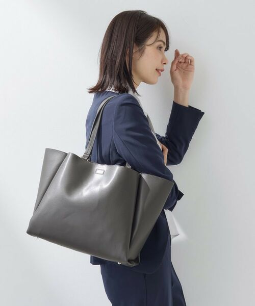 INDIVI / インディヴィ トートバッグ | 【A4収納可能／合皮】キャリアタックバッグ | 詳細1