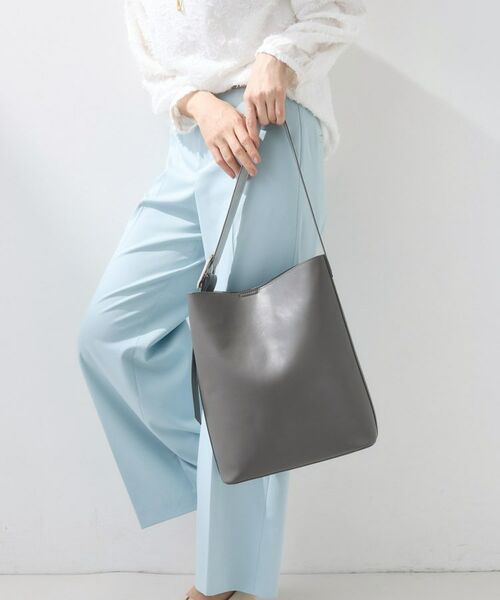 INDIVI / インディヴィ ショルダーバッグ | 【A4収納可能/合皮】配色デザインワンショルダーバッグ | 詳細5