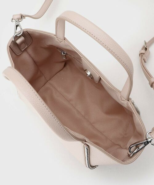 INDIVI / インディヴィ ショルダーバッグ | 【ミドルサイズ／合皮／ショルダー付】スタッズ風メタルバッグ | 詳細13