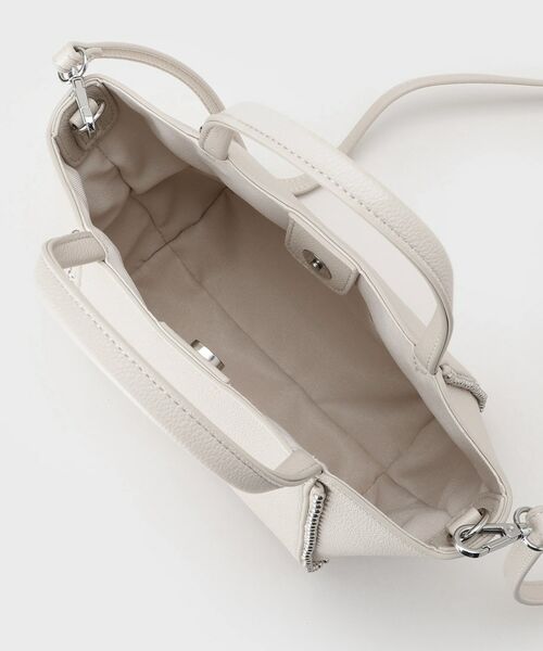 INDIVI / インディヴィ ショルダーバッグ | 【ミドルサイズ／合皮／ショルダー付】スタッズ風メタルバッグ | 詳細15