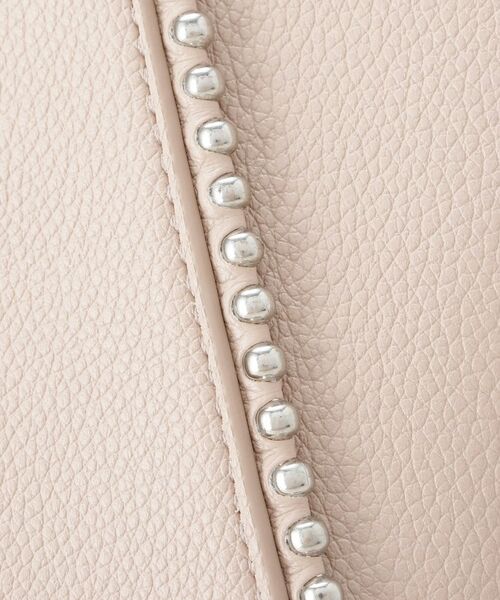 INDIVI / インディヴィ ショルダーバッグ | 【ミドルサイズ／合皮／ショルダー付】スタッズ風メタルバッグ | 詳細19