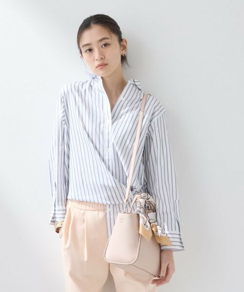 INDIVI / インディヴィ ショルダーバッグ | 【ミドルサイズ／合皮／ショルダー付】スタッズ風メタルバッグ | 詳細5