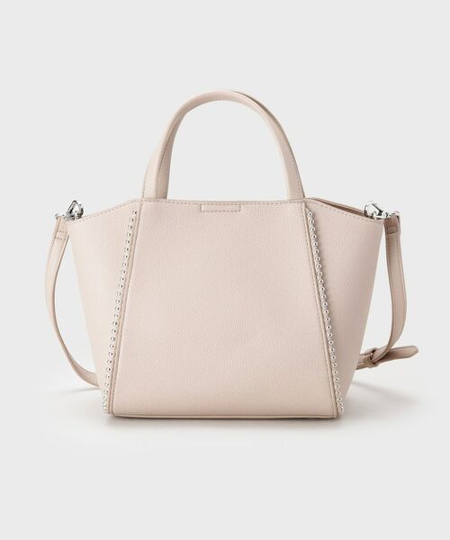 INDIVI / インディヴィ ショルダーバッグ | 【ミドルサイズ／合皮／ショルダー付】スタッズ風メタルバッグ | 詳細9