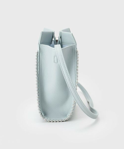 INDIVI / インディヴィ ショルダーバッグ | 【合皮】スタッズ風メタルポシェットバッグ | 詳細10