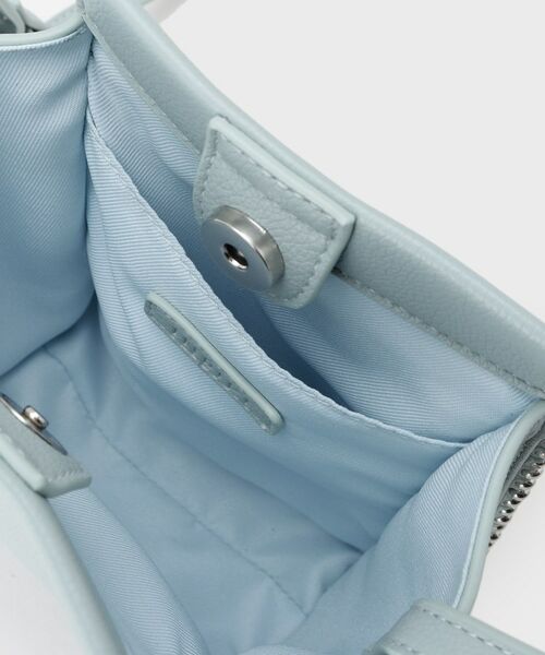 INDIVI / インディヴィ ショルダーバッグ | 【合皮】スタッズ風メタルポシェットバッグ | 詳細15