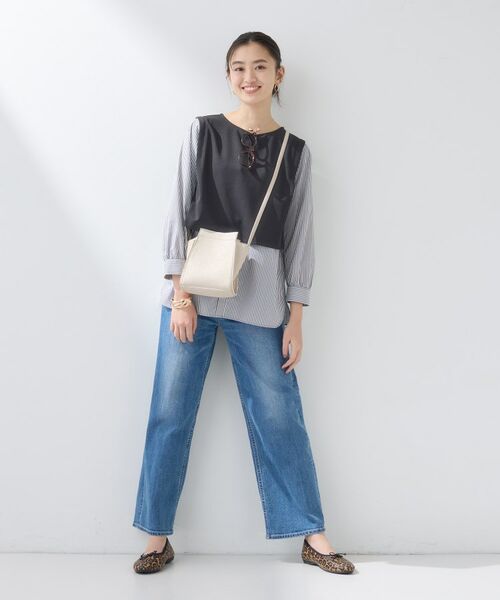 INDIVI / インディヴィ ショルダーバッグ | 【合皮】スタッズ風メタルポシェットバッグ | 詳細4