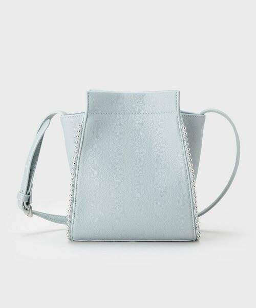 INDIVI / インディヴィ ショルダーバッグ | 【合皮】スタッズ風メタルポシェットバッグ | 詳細9