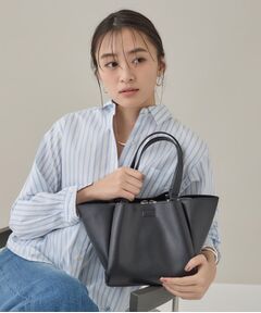 INDIVI / インディヴィ ハンドバッグ | 【ミドルサイズ／合皮】キャリアタックバッグ