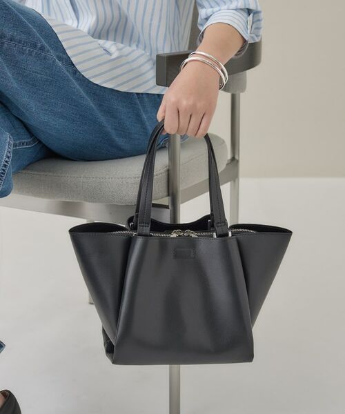 INDIVI / インディヴィ ハンドバッグ | 【ミドルサイズ／合皮】キャリアタックバッグ | 詳細1