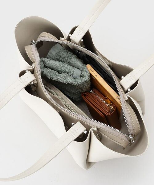 INDIVI / インディヴィ ハンドバッグ | 【ミドルサイズ／合皮】キャリアタックバッグ | 詳細12