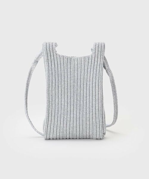 INDIVI / インディヴィ ショルダーバッグ | 【大人ラメ／スマホ入れ】ニット素材ミニポシェット | 詳細5