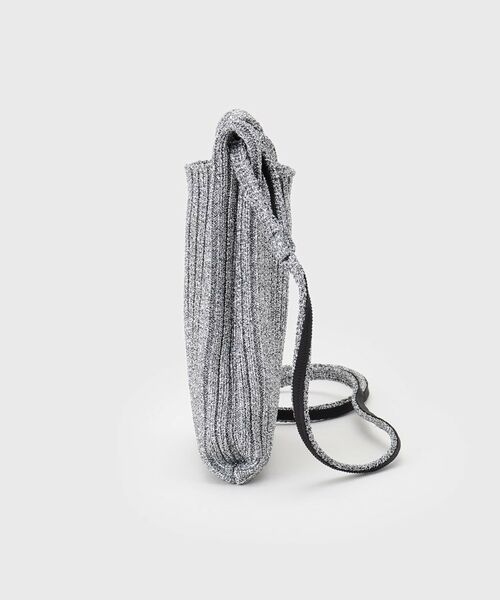 INDIVI / インディヴィ ショルダーバッグ | 【大人ラメ／スマホ入れ】ニット素材ミニポシェット | 詳細7